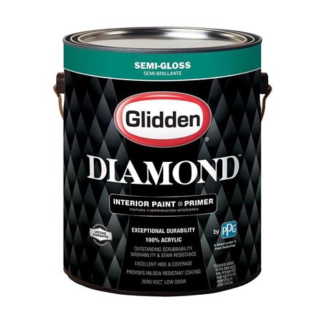Glidden Diamond One Coat Interior Paint and Primer delivers exceptional durability that keeps your walls looking great. . Glidden diamond paint